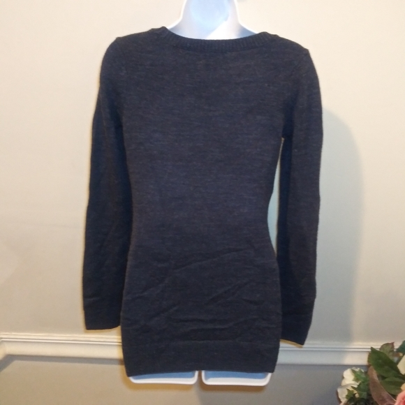 Motherhood Maternity Novelty Blue Momma Fox & Baby Maternity Sweater - Picture 6 of 10